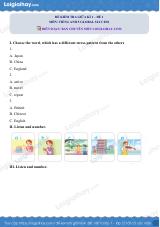 Đề thi giữa kì 1 Tiếng Anh 5 Global Success - Đề số 1